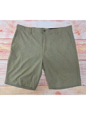 RVCA Mens 4-Way Stretch Chino Shorts Khaki Size 36